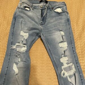 Hollister Light Blue Vintage Straight Jeans